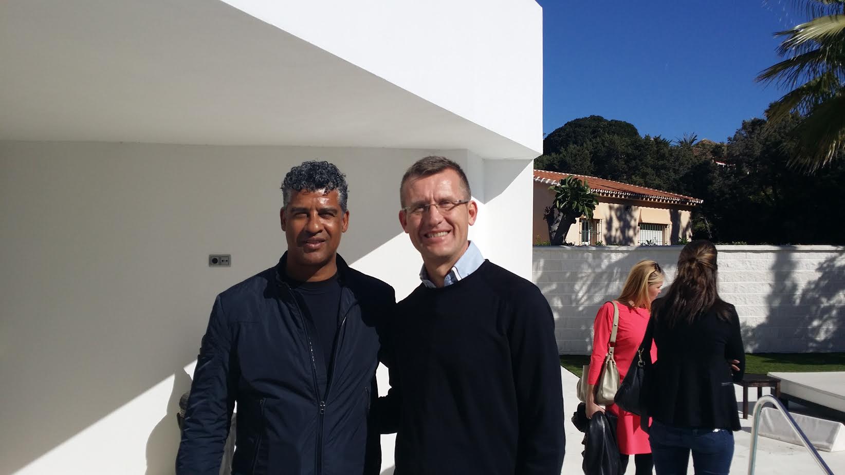 Ron de Vries en Frank Rijkaard